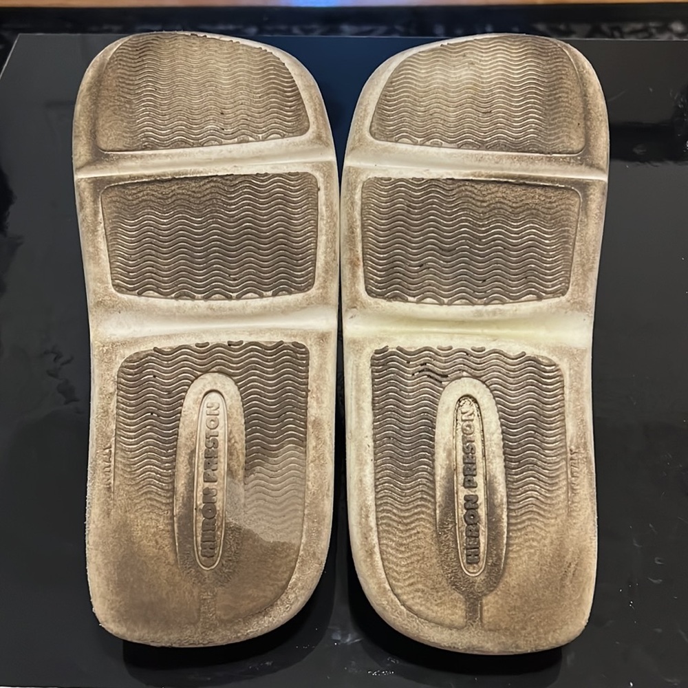 Heron Preston Square-Toe Moulded Slides - image 5